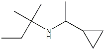 (1-cyclopropylethyl)(2-methylbutan-2-yl)amine,,结构式