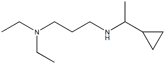 (1-cyclopropylethyl)[3-(diethylamino)propyl]amine,,结构式