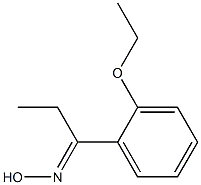(1E)-1-(2-ethoxyphenyl)propan-1-one oxime Structure