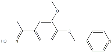(1E)-1-[3-methoxy-4-(pyridin-4-ylmethoxy)phenyl]ethanone oxime