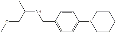 (1-methoxypropan-2-yl)({[4-(piperidin-1-yl)phenyl]methyl})amine|