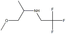 (1-methoxypropan-2-yl)(2,2,2-trifluoroethyl)amine Struktur