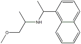 (1-methoxypropan-2-yl)[1-(naphthalen-1-yl)ethyl]amine Struktur