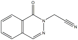 (1-oxophthalazin-2(1H)-yl)acetonitrile,,结构式