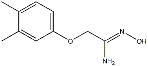 (1Z)-2-(3,4-dimethylphenoxy)-N'-hydroxyethanimidamide,,结构式