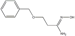 (1Z)-3-(benzyloxy)-N'-hydroxypropanimidamide 化学構造式