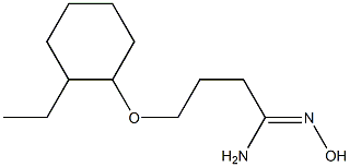 (1Z)-4-[(2-ethylcyclohexyl)oxy]-N'-hydroxybutanimidamide