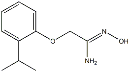 (1Z)-N'-hydroxy-2-(2-isopropylphenoxy)ethanimidamide