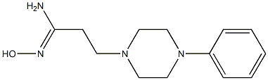 (1Z)-N'-hydroxy-3-(4-phenylpiperazin-1-yl)propanimidamide