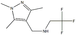 (2,2,2-trifluoroethyl)[(1,3,5-trimethyl-1H-pyrazol-4-yl)methyl]amine Structure