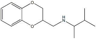 (2,3-dihydro-1,4-benzodioxin-2-ylmethyl)(3-methylbutan-2-yl)amine Structure