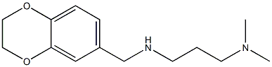 (2,3-dihydro-1,4-benzodioxin-6-ylmethyl)[3-(dimethylamino)propyl]amine Struktur