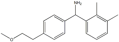  (2,3-dimethylphenyl)[4-(2-methoxyethyl)phenyl]methanamine