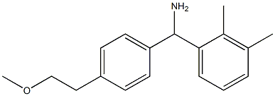 (2,3-dimethylphenyl)[4-(2-methoxyethyl)phenyl]methanamine