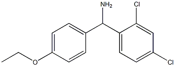 (2,4-dichlorophenyl)(4-ethoxyphenyl)methanamine,,结构式