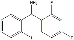 (2,4-difluorophenyl)(2-iodophenyl)methanamine Struktur