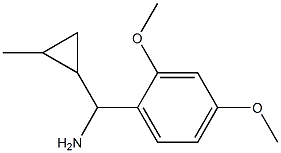 (2,4-dimethoxyphenyl)(2-methylcyclopropyl)methanamine Struktur