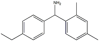 (2,4-dimethylphenyl)(4-ethylphenyl)methanamine,,结构式