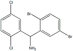 (2,5-dibromophenyl)(2,5-dichlorophenyl)methanamine