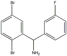  (2,5-dibromophenyl)(3-fluorophenyl)methanamine