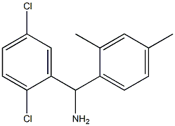 (2,5-dichlorophenyl)(2,4-dimethylphenyl)methanamine Struktur