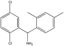 (2,5-dichlorophenyl)(2,4-dimethylphenyl)methanamine 结构式