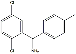 (2,5-dichlorophenyl)(4-methylphenyl)methanamine Structure