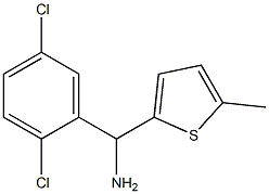 (2,5-dichlorophenyl)(5-methylthiophen-2-yl)methanamine Structure