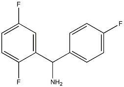 (2,5-difluorophenyl)(4-fluorophenyl)methanamine Struktur