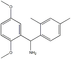 (2,5-dimethoxyphenyl)(2,4-dimethylphenyl)methanamine,,结构式