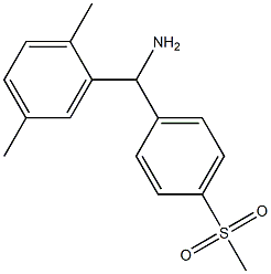 (2,5-dimethylphenyl)(4-methanesulfonylphenyl)methanamine|