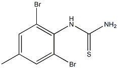 (2,6-dibromo-4-methylphenyl)thiourea 化学構造式