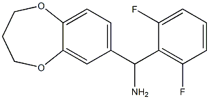 (2,6-difluorophenyl)(3,4-dihydro-2H-1,5-benzodioxepin-7-yl)methanamine