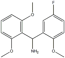 (2,6-dimethoxyphenyl)(5-fluoro-2-methoxyphenyl)methanamine