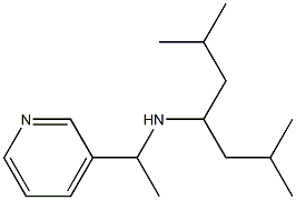 (2,6-dimethylheptan-4-yl)[1-(pyridin-3-yl)ethyl]amine