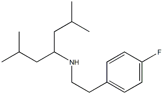 (2,6-dimethylheptan-4-yl)[2-(4-fluorophenyl)ethyl]amine 结构式
