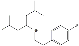 (2,6-dimethylheptan-4-yl)[2-(4-fluorophenyl)ethyl]amine Structure