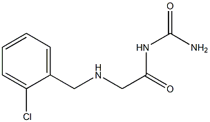 (2-{[(2-chlorophenyl)methyl]amino}acetyl)urea Struktur