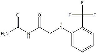 (2-{[2-(trifluoromethyl)phenyl]amino}acetyl)urea