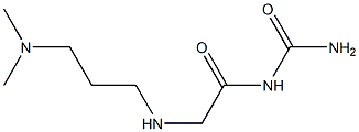 (2-{[3-(dimethylamino)propyl]amino}acetyl)urea,,结构式