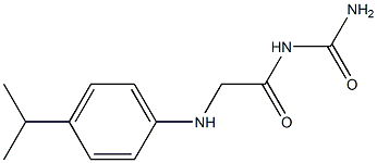  (2-{[4-(propan-2-yl)phenyl]amino}acetyl)urea