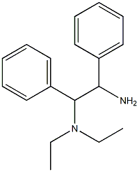 (2-amino-1,2-diphenylethyl)diethylamine,,结构式