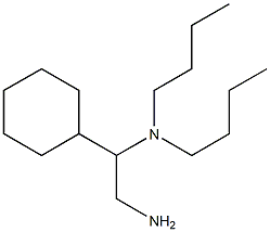 (2-amino-1-cyclohexylethyl)dibutylamine 结构式