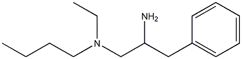 (2-amino-3-phenylpropyl)(butyl)ethylamine Struktur