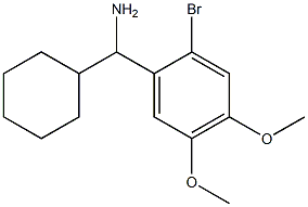 (2-bromo-4,5-dimethoxyphenyl)(cyclohexyl)methanamine