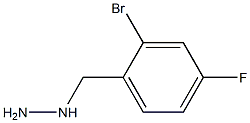 (2-bromo-4-fluorobenzyl)hydrazine Structure