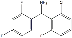(2-chloro-6-fluorophenyl)(2,4-difluorophenyl)methanamine