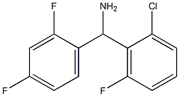 (2-chloro-6-fluorophenyl)(2,4-difluorophenyl)methanamine|