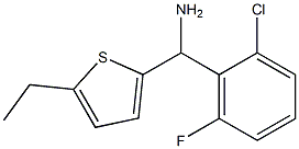 (2-chloro-6-fluorophenyl)(5-ethylthiophen-2-yl)methanamine