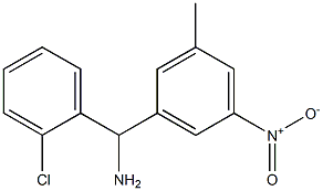  (2-chlorophenyl)(3-methyl-5-nitrophenyl)methanamine